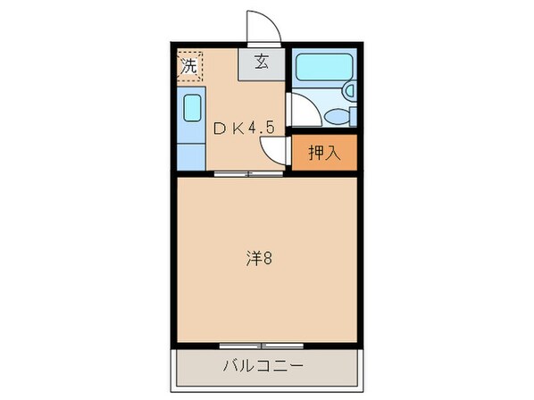 エミナース河原の物件間取画像